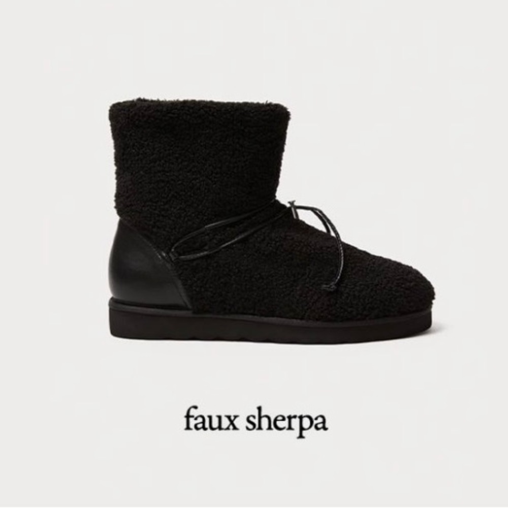 Faux fur boot